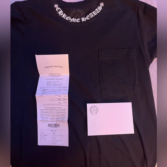 Chrome Hearts Black Tee